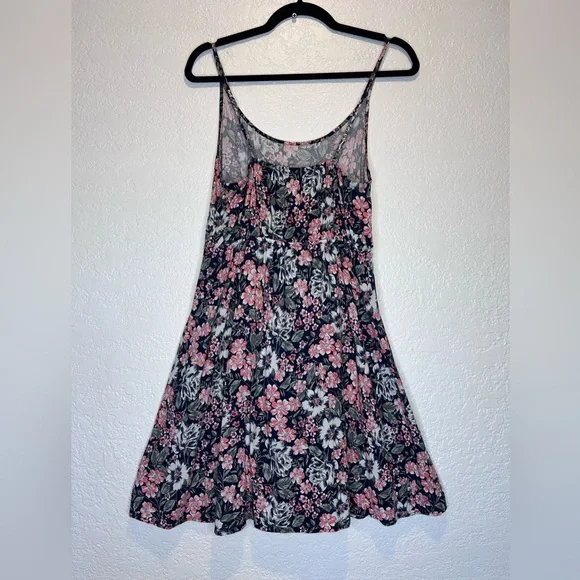 GAP Pink and Black Spaghetti Strap Sundress - Picture 2 of 4